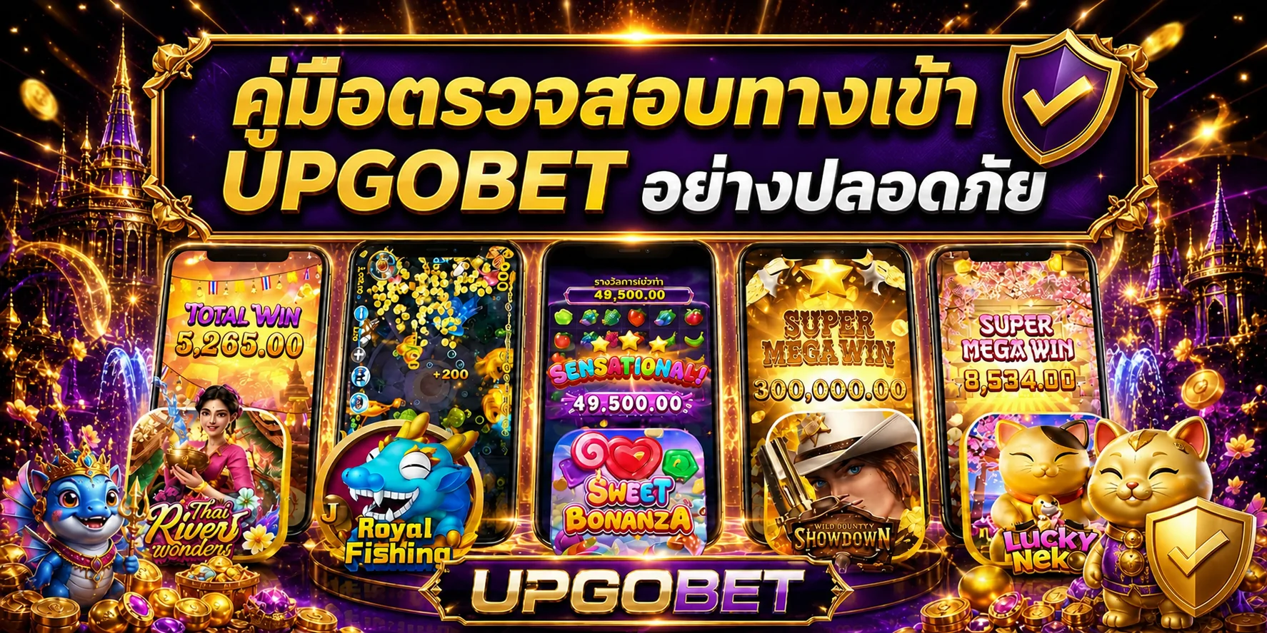 UPGOBET คู่มือตรวจทางเข้าเว็บตรงและป้องกันเว็บปลอม